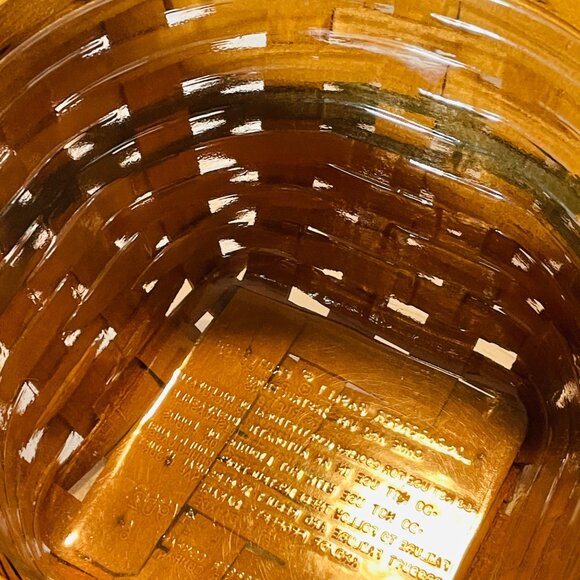 Longaberger 1994 Christmas Collection Jingle Bell Basket With Protector 8.25" - Picture 5 of 9